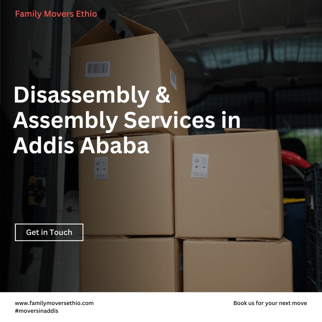 Disassembly and Assembly in Addis Ababa: Handling your move with care